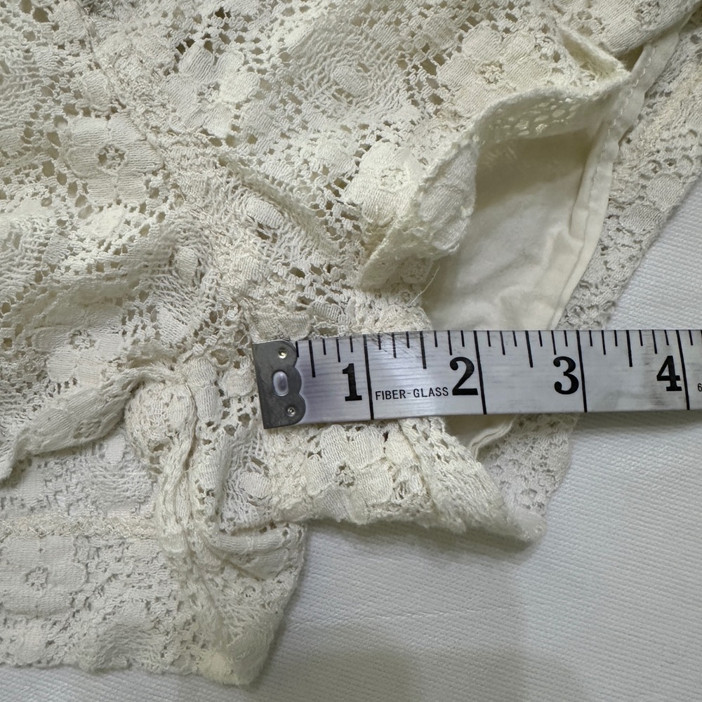Volcom Micro Floral Lace Shorts Womens Sz 7 Coquette Boho Romantic Summer Beach - Picture 7 of 12
